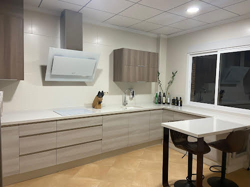 cocina obra entre medianeras